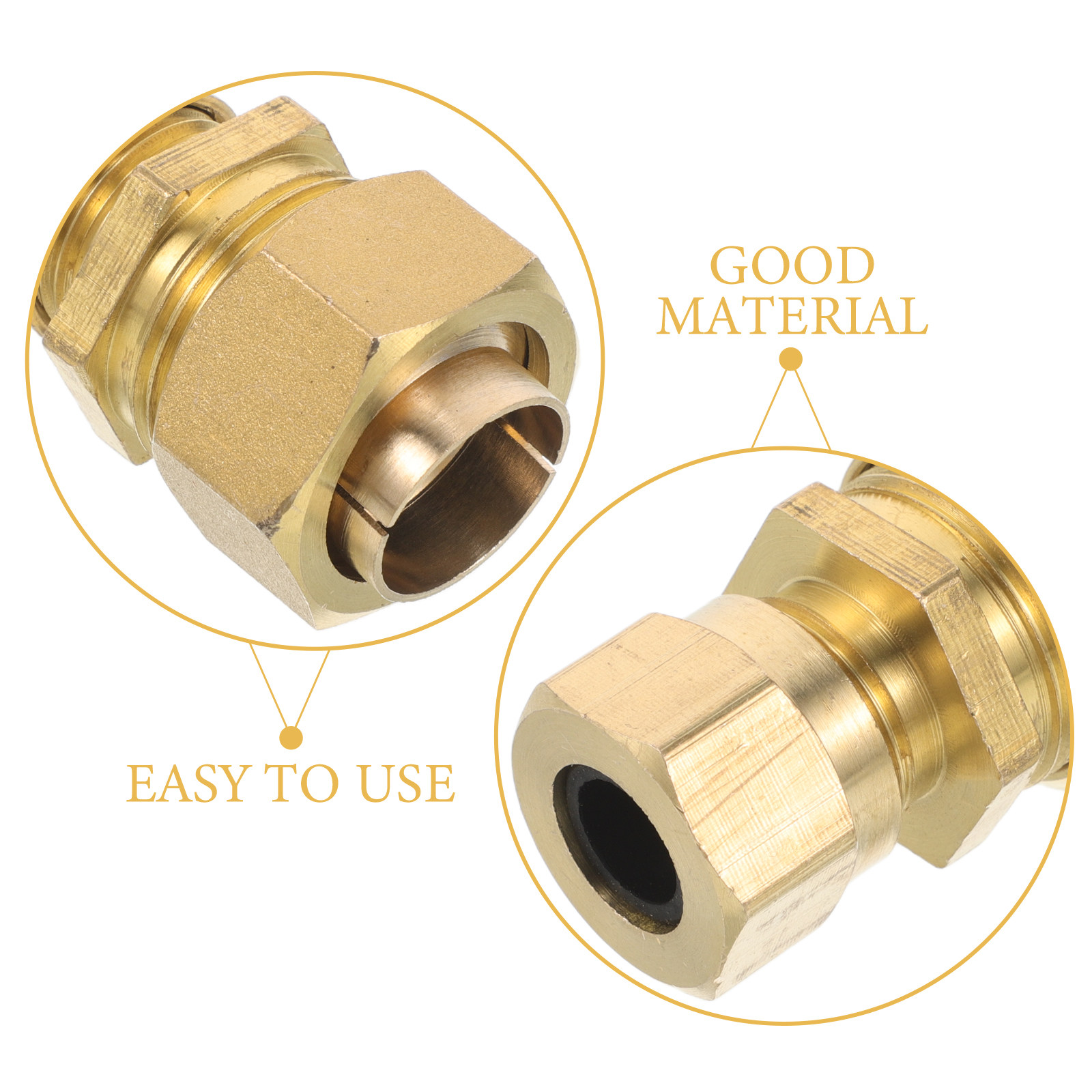 2Pcs Brass Quick Connector Pip - đánh giá và giá Compression Fitting Brass