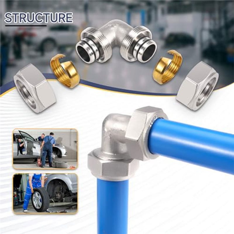 DTA4-Brass-Nickel Plated Air L - đánh giá và giá Compression Fitting Brass