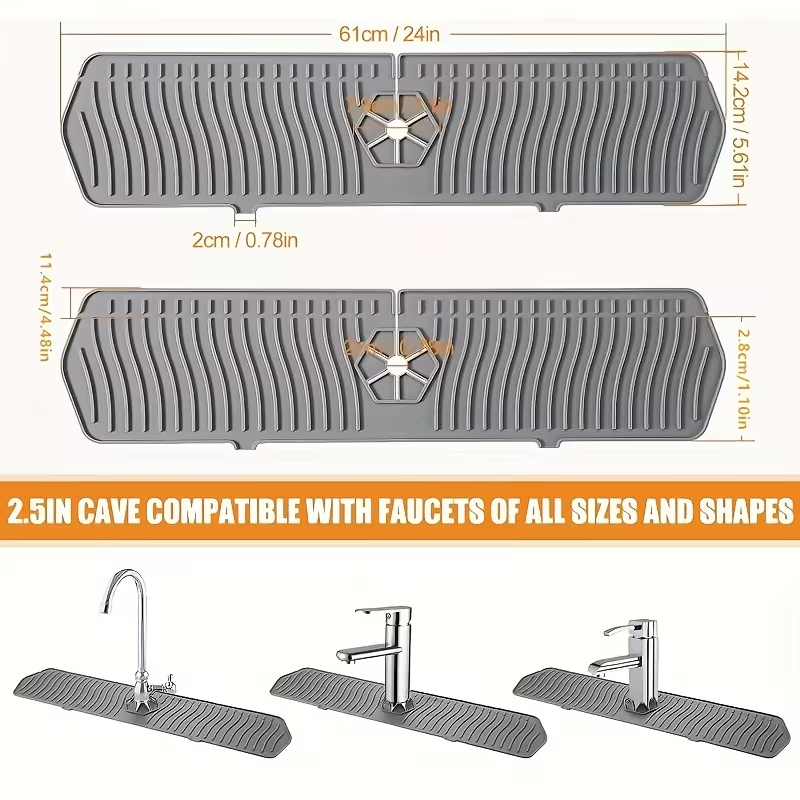 24Inch Kitchen Drainage Pad Si - đánh giá và giá Silicone Tap Washer