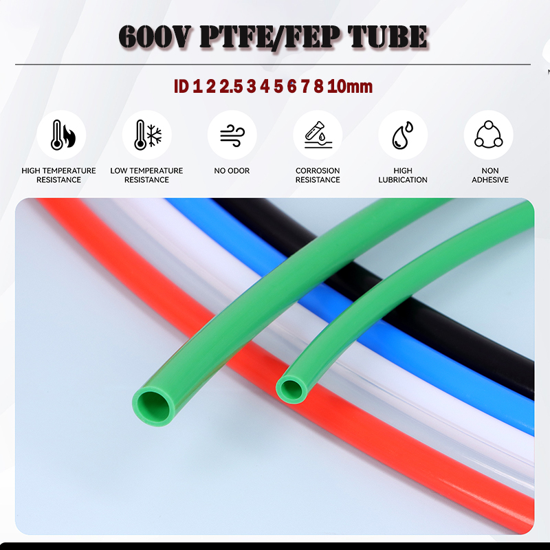 600V PTFE/FEP Tube ID 1 2 2.5  - đánh giá và giá Ptfe Tape Thread