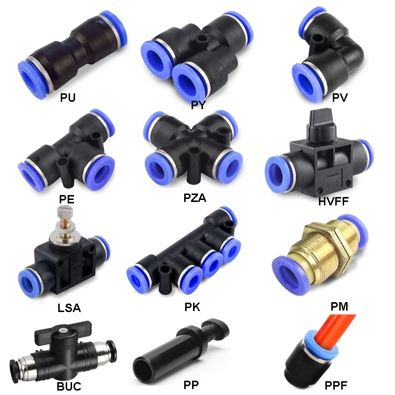 Pneumatic Fitting Fittings Qui - đánh giá và giá Compression Fitting Brass