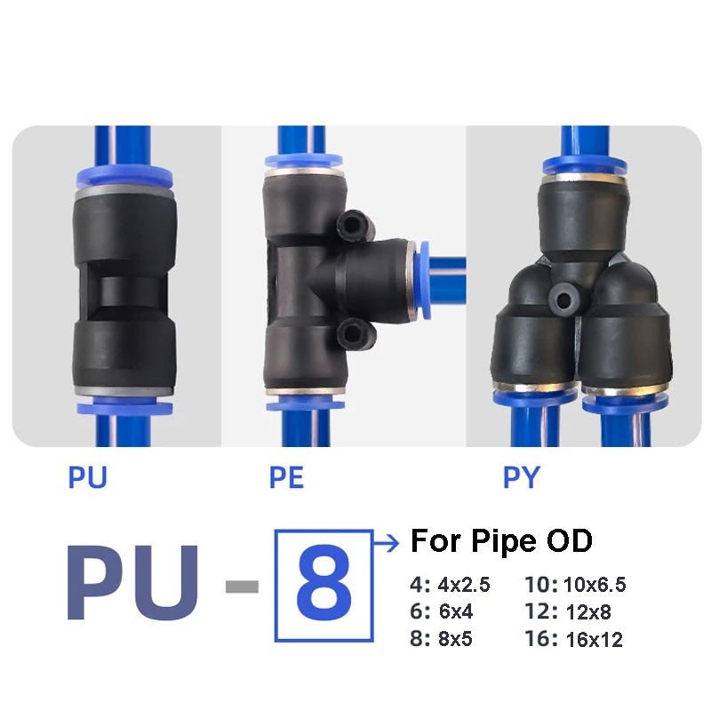 Pneumatic Fitting Fittings Qui - đánh giá và giá Compression Fitting Brass
