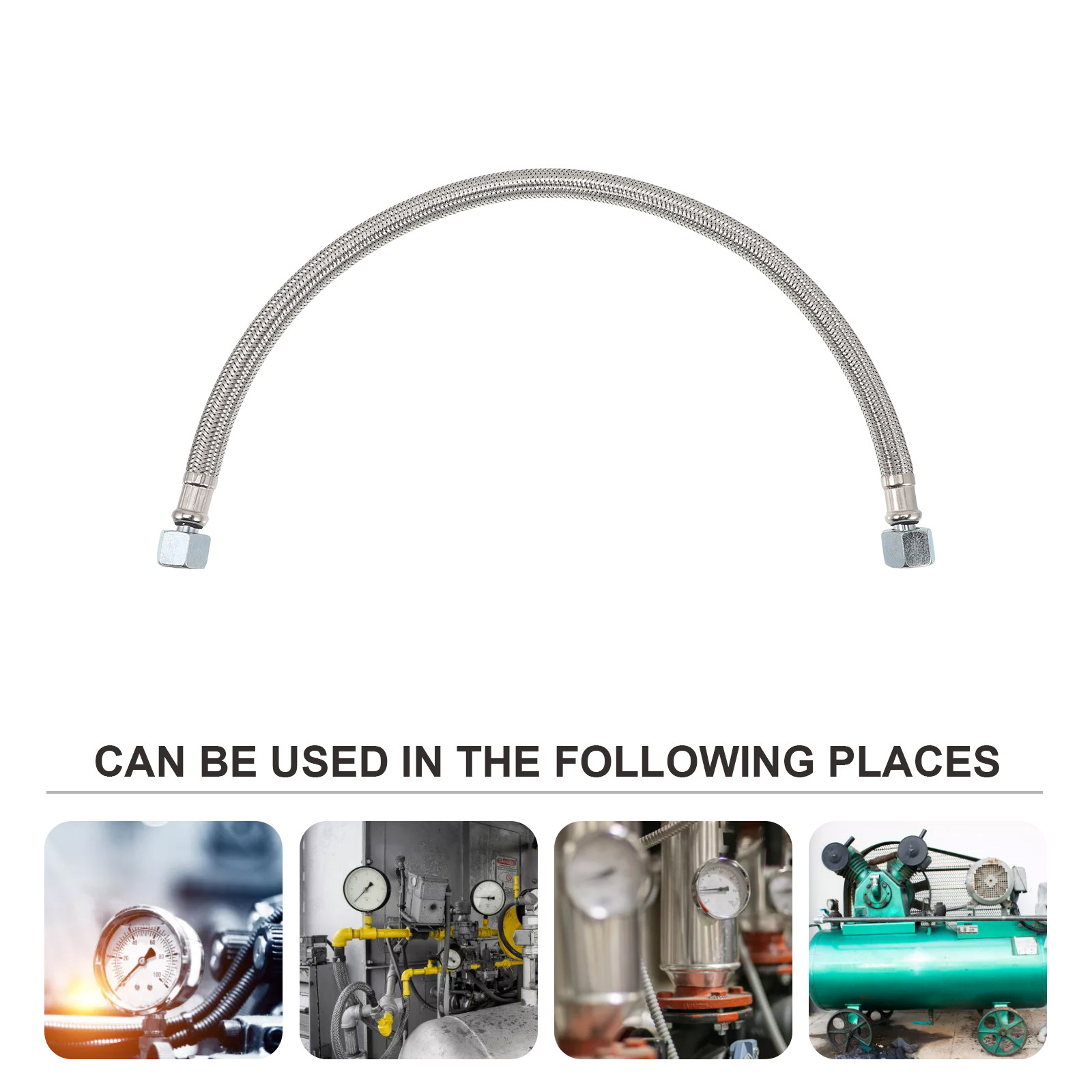 Stainless Steel Braided Air Co - đánh giá và giá Flexible Hose Braided