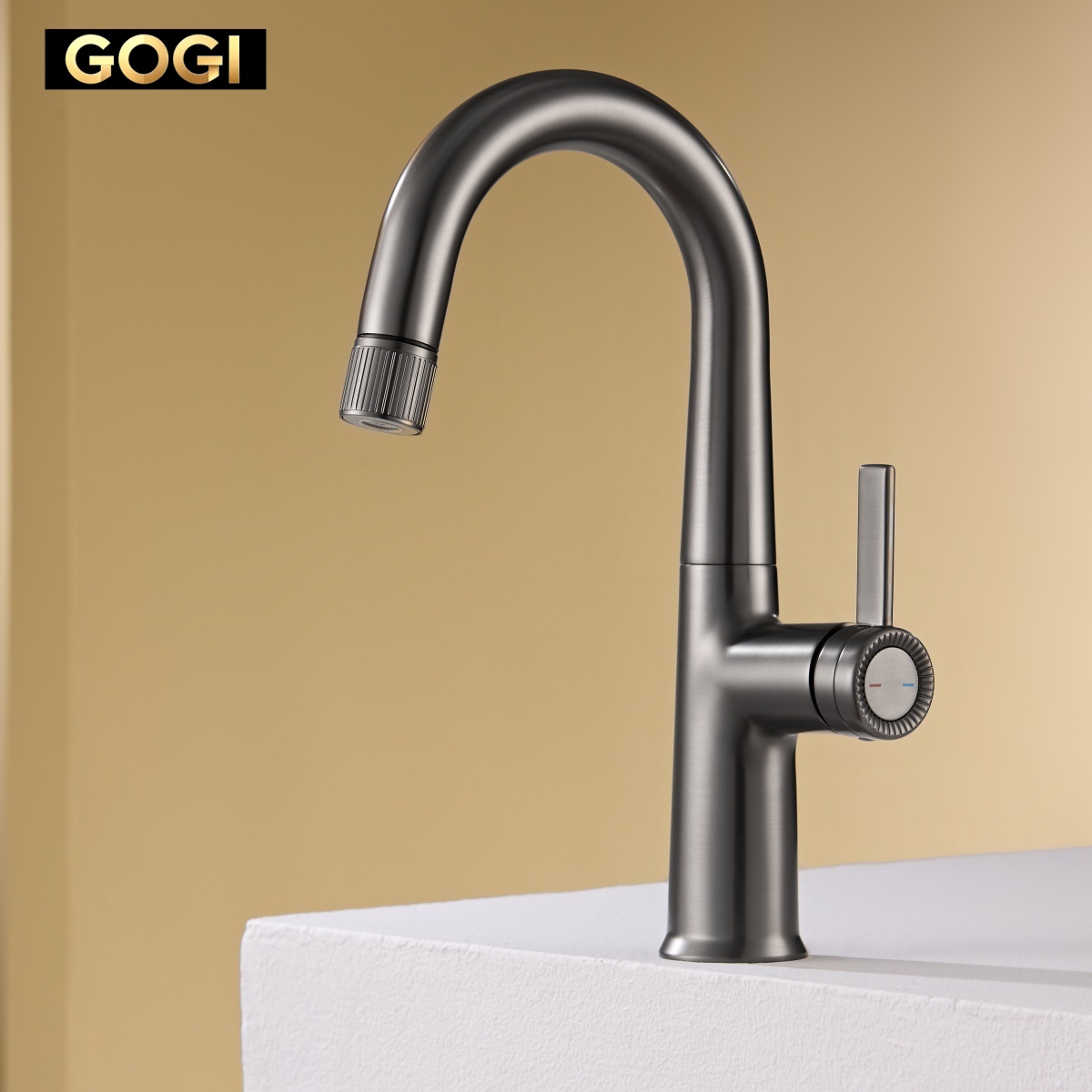 GOGI Solid Brass Gun Gray Pull - đánh giá và giá Basin Mixer Cartridge