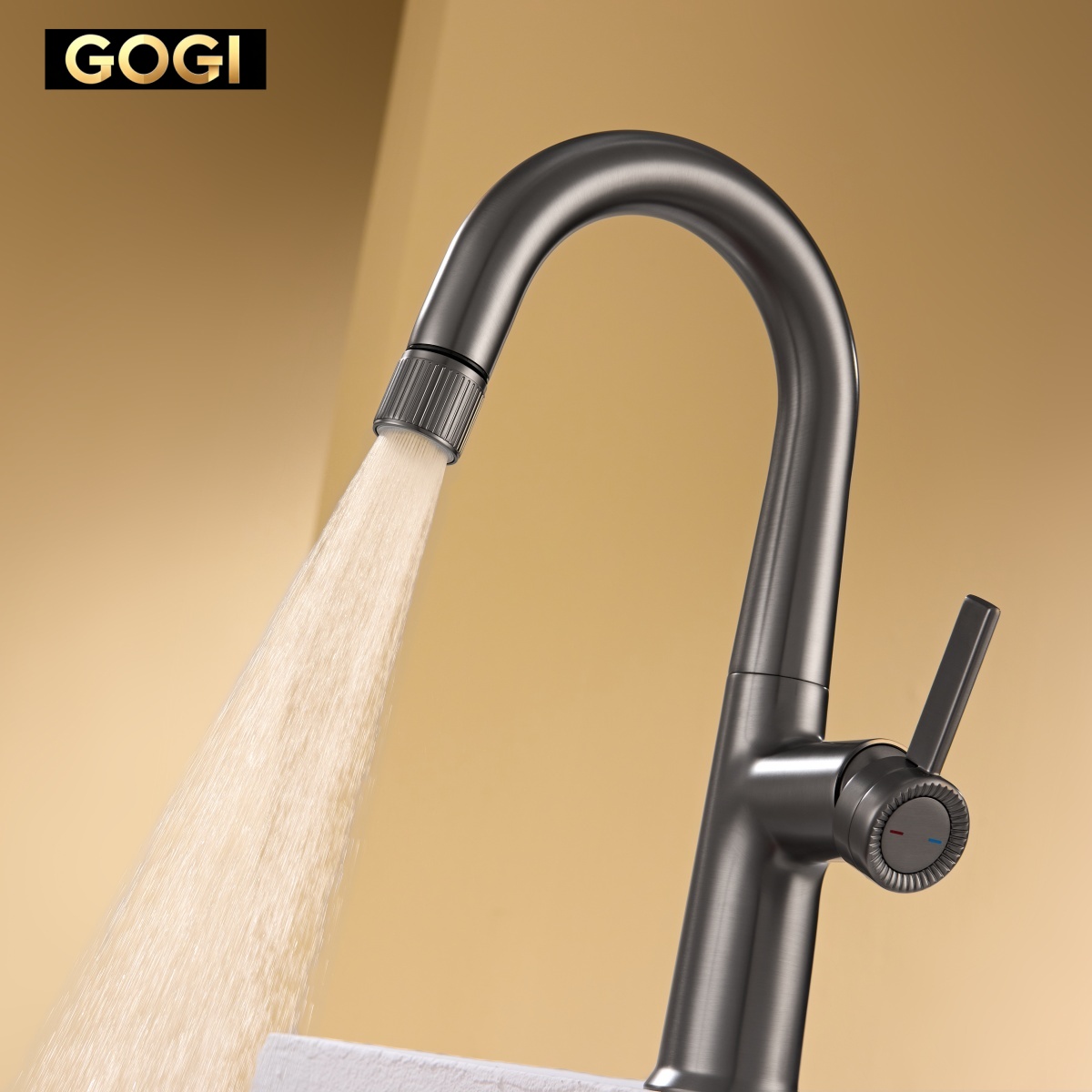 GOGI Solid Brass Gun Gray Pull - đánh giá và giá Basin Mixer Cartridge